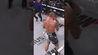 Jake Paul knockdown against Nate Diaz