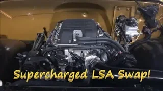 Supercharged LSA swap in the GMC Jimmy / K5 Blazer is running!