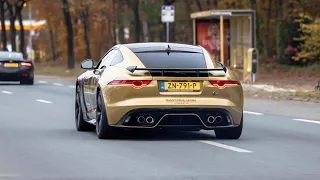 Jaguar F-Type SVR - LOUD Accelerations & Crackles !