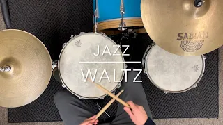 How To Play A Jazz Waltz on Drum Set