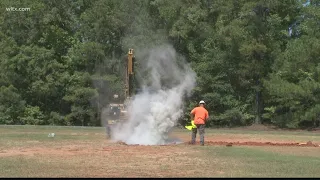 Dominion shows what happens in a gas line break