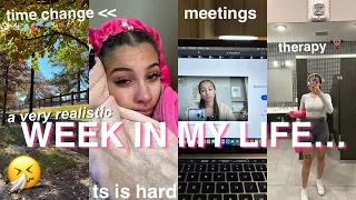 VLOG: a *REALISTIC* week in my life... ft. seasonal depression 😀 (let’s talk about it)
