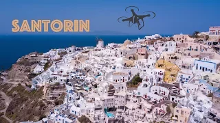 Santorini by drone ...