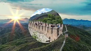 THE GREAT WALL OF CHINA IN 4K | Wonder of the World | Relaxing nature sound | 4K VIDEOS