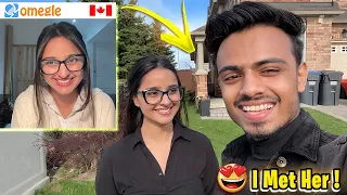 OMEGLE TO CANADA✈️😍-OMEGLE TO REAL LIFE 😍FINALLY I MET HER IN REAL LIFE 💖😍| @ItsKunal Vlog