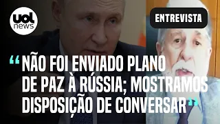 Guerra na Ucrânia: Celso Amorim diz que Brasil ainda não enviou plano de paz à Rússia