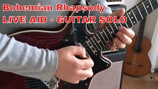 Queen - Bohemian Rhapsody - Live Aid Guitar Solo