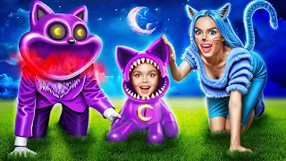 Мене вдочерили Усміхнені Звірята! Як стати Catnap! Poppy Playtime – у реальному житті!