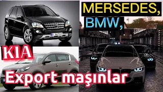 Almaniyada uyqun qiymetlere maşınlar.( Export). KİA, BMW, MERSEDES, AUDI, VW.