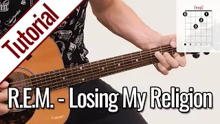 R.E.M. - Losing My Religion | Gitarre Lernen Deutsch