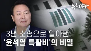 3년 소송으로 알아낸 ‘윤석열 검찰 특수활동비’의 비밀 - 뉴스타파
