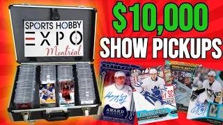 I Bought $10,000 of Hockey Cards At The Sports Card Expo !!