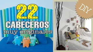 22 cabeceros de cama originales y caseros