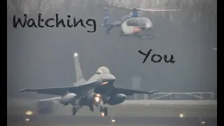 F-16 Landings Volkel AB, Netherlands (24JAN2022)