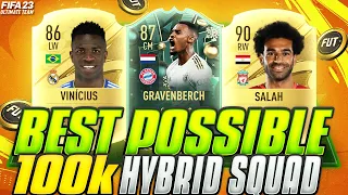FIFA 23 | BEST POSSIBLE 100K / 250K HYBRID EVER!✅| MOST OVERPOWERED 100K META | FUT 23 SQUAD BUILDER