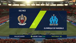 FIFA 21 | OGC Nice vs Olympique De Marseille - Ligue 1 Uber Eats | 22/08/2021 | Full Gameplay