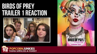 BIRDS OF PREY (Margot Robbie) Official Trailer - Nadia Sawalha & The Popcorn Junkies FAMILY Reaction