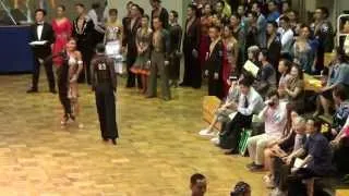 20130707 森田　銀河&小和田　愛子 組 Samba