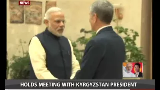 PM Modi meets Kyrgyzstan President