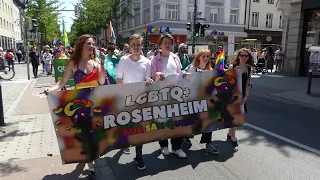 CSD Rosenheim 2023 - Die gesamte Demo [Sa. 03.06.2023]