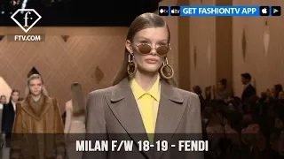 Milan Fashion Week Fall/Winter 18-19 - Fendi | FashionTV | FTV