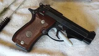 Beretta Model 84 BB (Beretta 84 Cheetah) field strip and clean.