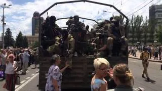 Vostok Battalion Soaking Up Jubilation in Donetsk