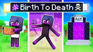 The BIRTH To DEATH of an ENDERMAN In Minecraft!