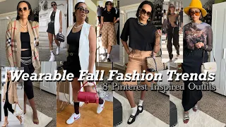PINTEREST INSPIRED OUTFITS | Wearable Fall Fashion Trends 2023 | Pre-Fall Outfits | Crystal Momon