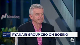 Ryanair CEO: More and more people are traveling with lower fares