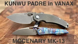 A (long) Knife Unboxing, Comparison, & First Look at the Integral Mocenary MK-13 and the Kunwu Padre