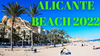 ALICANTE SPAIN Beach February 2022