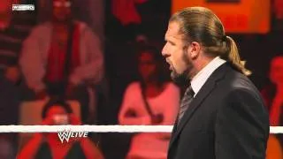 Raw - WWE Superstars vote no confidence in WWE COO Triple H - Part 2