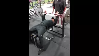 31 reps of 225 bench at 208 pounds.