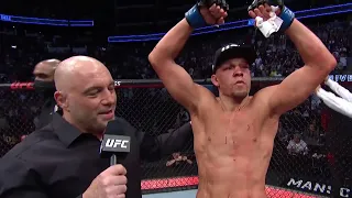 UFC 263: Nate Diaz Octagon Interview