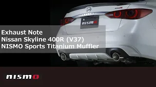 【NISMO PARTS】エキゾーストノート NISMO Sports Titanium Muffler for Nissan Skyline 400R
