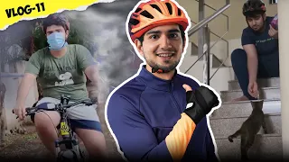 CYCLING IN PUNE STORM | VLOG 11