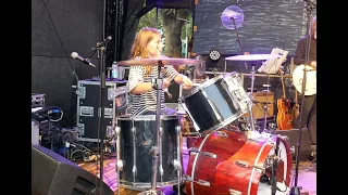 Drummer-Solo Theo Wenzel (12 Jahre alt) und Stefan Dohanetz - Wenzel - Open Air im  Hafen Kamp 2022