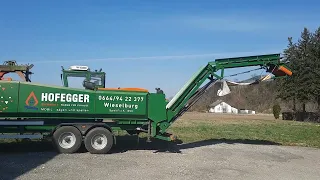 Spaltfix K 650 von POSCH einsatzbereit bei Fam. Hofegger in Wieselburg