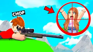 CHOP KILLED THE PROEST GIRL SNIPER INSIDE ROBLOX