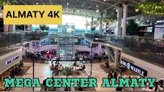 MEGA CENTER ALMATY | Walking Tour 4k 60fps | Almaty City | Walking Tour