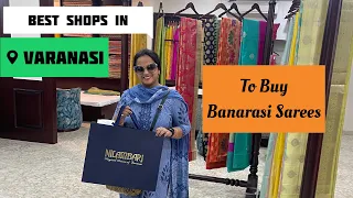 Where to Buy Banarasi Saree & Suits in Varanasi | Best Shops | Saree Shops | kanikachitransh Vlogs