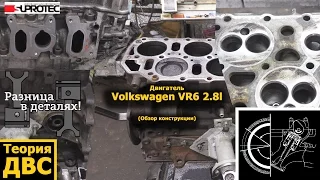 Двигатель Volkswagen VR6 2.8l (обзор конструкции)