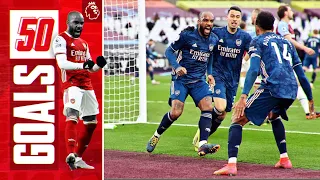 All 50 of Alexandre Lacazette's Premier League goals