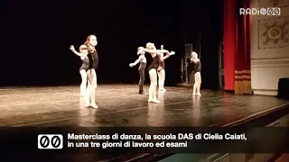 Masterclass di danza, la scuola DAS di Clelia Caiati, in una tre giorni di lavoro ed esami