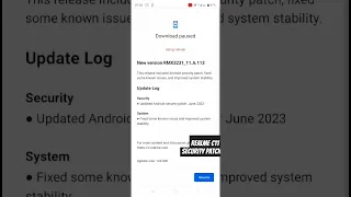 Realme c11 2021 security update JUNE 2023 #android #shorts