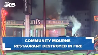 Community mourns restaurant destroyed in fire