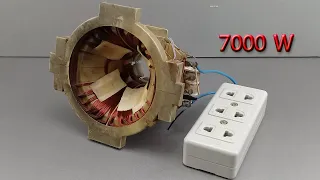 Turn TV into 220V 7000W Electric Generator For 2022