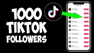 HOW TO GET 1000 TIKTOK FOLLOWERS IN 1 MINUTE 2022 *New Method*