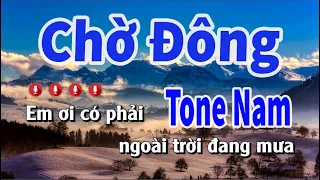 Karaoke Chờ Đông Tone Nam | Nhạc Sống Nguyễn Linh